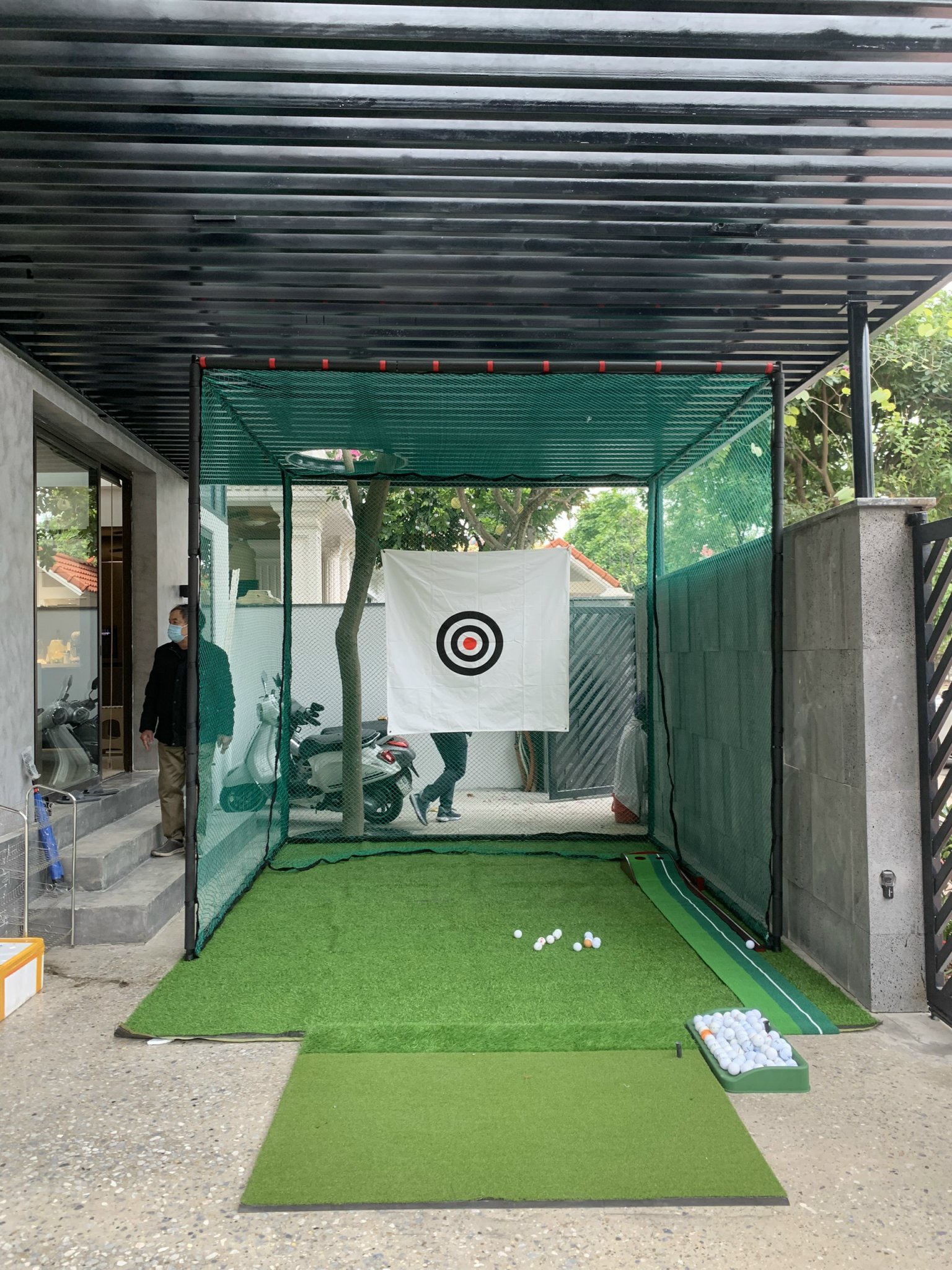 LẮP ĐẶT KHUNG LỒNG TẬP GOLF TẠI NHÀ