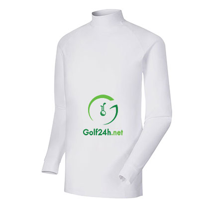 Áo gôn FJ Thermal Long Sleeve Mock White (95225)