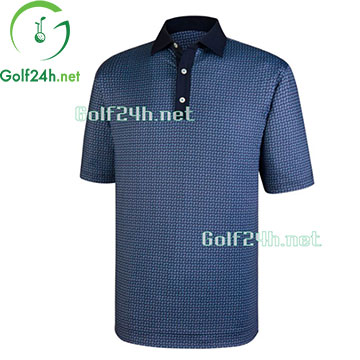 Áo golf nam Lisle Paisley Print 90832 màu Navy