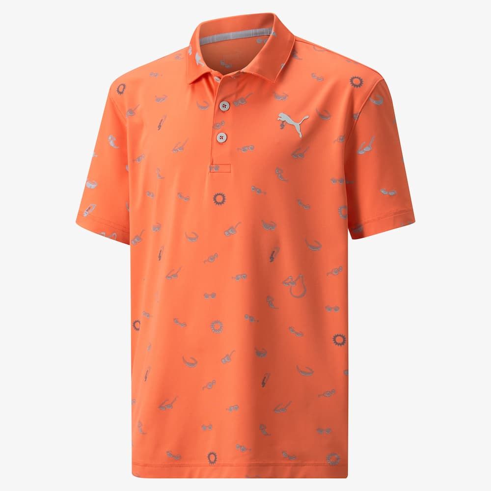 Mattr Sunnies Polo - Hot Coral-High Rise 53298004
