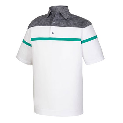 Áo Stretch Lisle Space Dyed Self Collar 31038