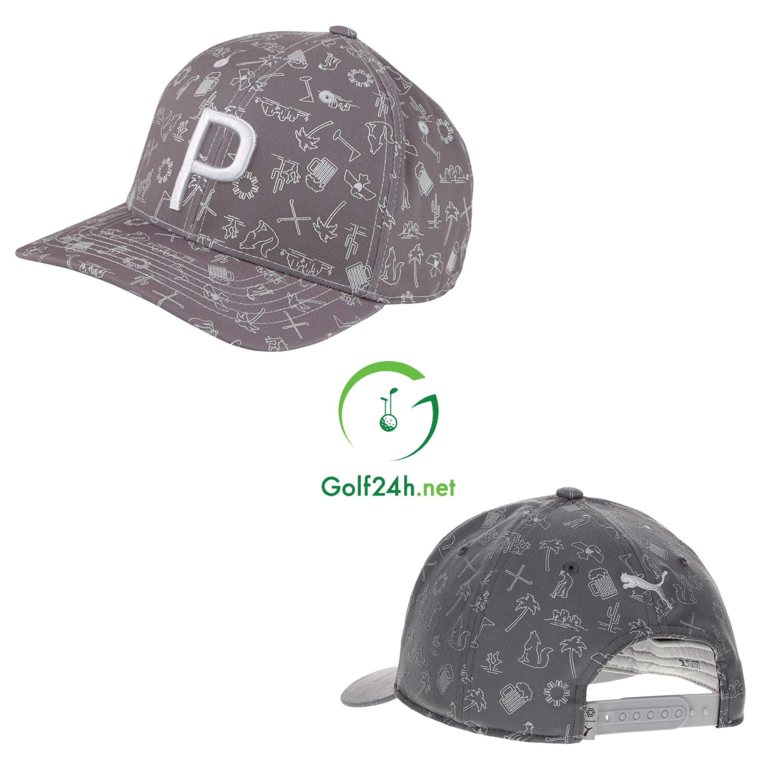 Mũ Puma Desert P 110 Snapback Cap Quite Shade